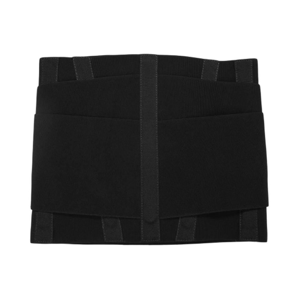 L’Affinante – Ceinture Gainante Noire à Bande Unique, Taille Sculptée & Maintien Confort
