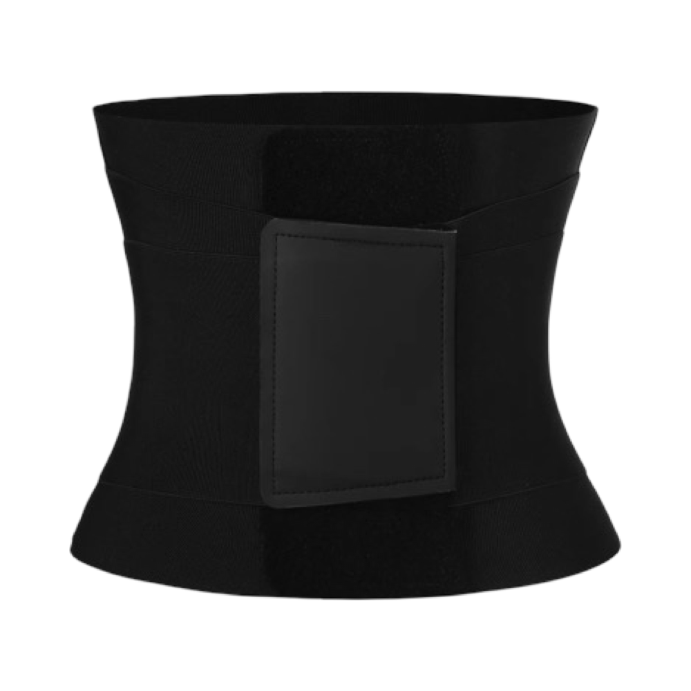 L’Affinante – Ceinture Gainante Noire à Bande Unique, Taille Sculptée & Maintien Confort