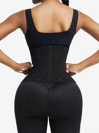 L’Affinante – Ceinture Gainante Noire à Bande Unique, Taille Sculptée & Maintien Confort