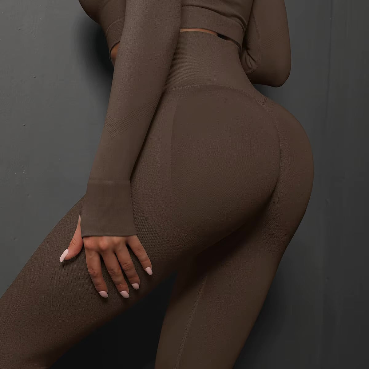 Legging gainant push-up taille haute sans coutures