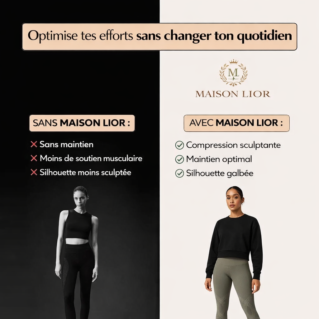 Legging anti-cellulite sculptant 3D Maison Lior