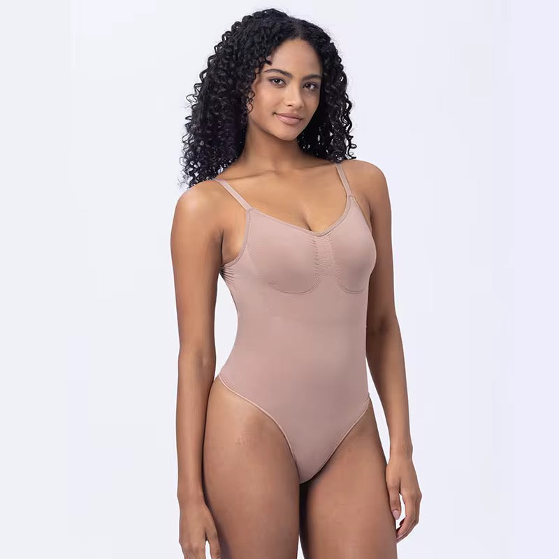 Elegância – Body com Recorte String Modelador & Conforto Escultor