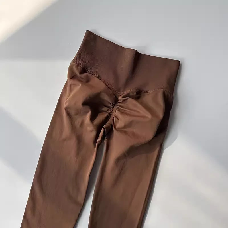 Legging gainant push-up taille haute sans coutures